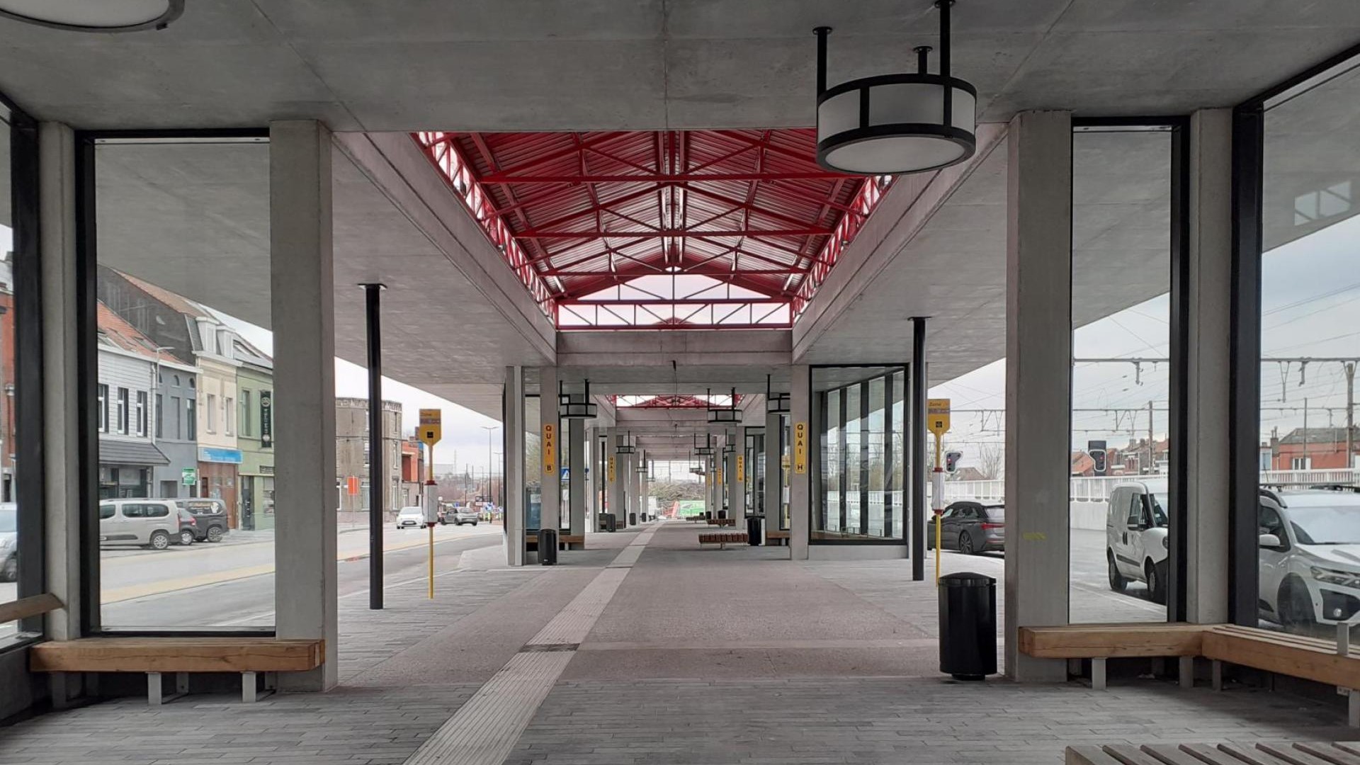 Mouscron Gare Bus en chantier 2024